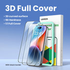 3D Full Cover / With 1 Lens Glass / Russian Federation|Tempered glass|iPhone 14 Pro