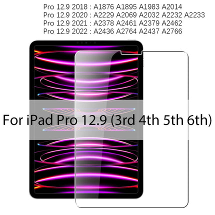 Tempered Glass Screen Protector For iPad A16 Pro 11 12.9 13 M5 M4 10th 10 Generation Air M3 5 4 3 7th 8th 9th 10.2 Mini 6 7 Film