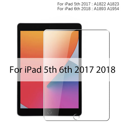 Tempered Glass Screen Protector For iPad A16 Pro 11 12.9 13 M5 M4 10th 10 Generation Air M3 5 4 3 7th 8th 9th 10.2 Mini 6 7 Film