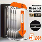 iPhone 16 / 5PCS / HD Tempered Glass