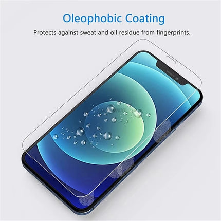 1-4Pcs Protective Glass For iPhone 17 16 15 14 13 12 11 Pro XR X XS Max Screen Protectors For iPhone 7 8 6 Plus 12 13 Mini Glass