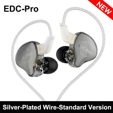 New KZ EDC Pro Headset Dynamic In-Ear Monitor HiFi Wired Headphone Bass Stereo Game Music Earbuds Sports Noise Reduction Earphon