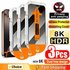 For iPhone 16Pro Max / 3Pcs Anti-spy Glass