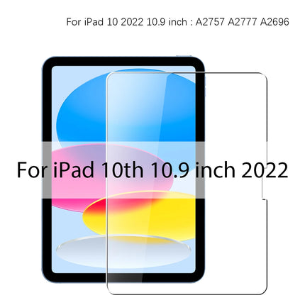 Tempered Glass Screen Protector For iPad A16 Pro 11 12.9 13 M5 M4 10th 10 Generation Air M3 5 4 3 7th 8th 9th 10.2 Mini 6 7 Film
