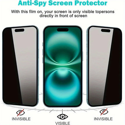 Privacy Screen Protector For iPhone 17 Pro Max 16 15 11 12 13 14 16e Anti-Spy Tempered Glass iPhone17 Pro 16 Plus 12 Mini XS XR