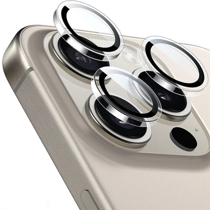 HD Clear Tempered Glass Camera Lens Protector for IPhone 17 16 15 14 13 11 Pro Max Plus 12 Mini 16Pro Ring Individual Lens Cover
