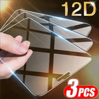 For iPhone 15 / 3Pcs Tempered Glass