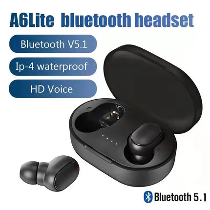 Wireless Bluetooth Earbuds A6S – HD Sound, Long Battery, iPhone & Android